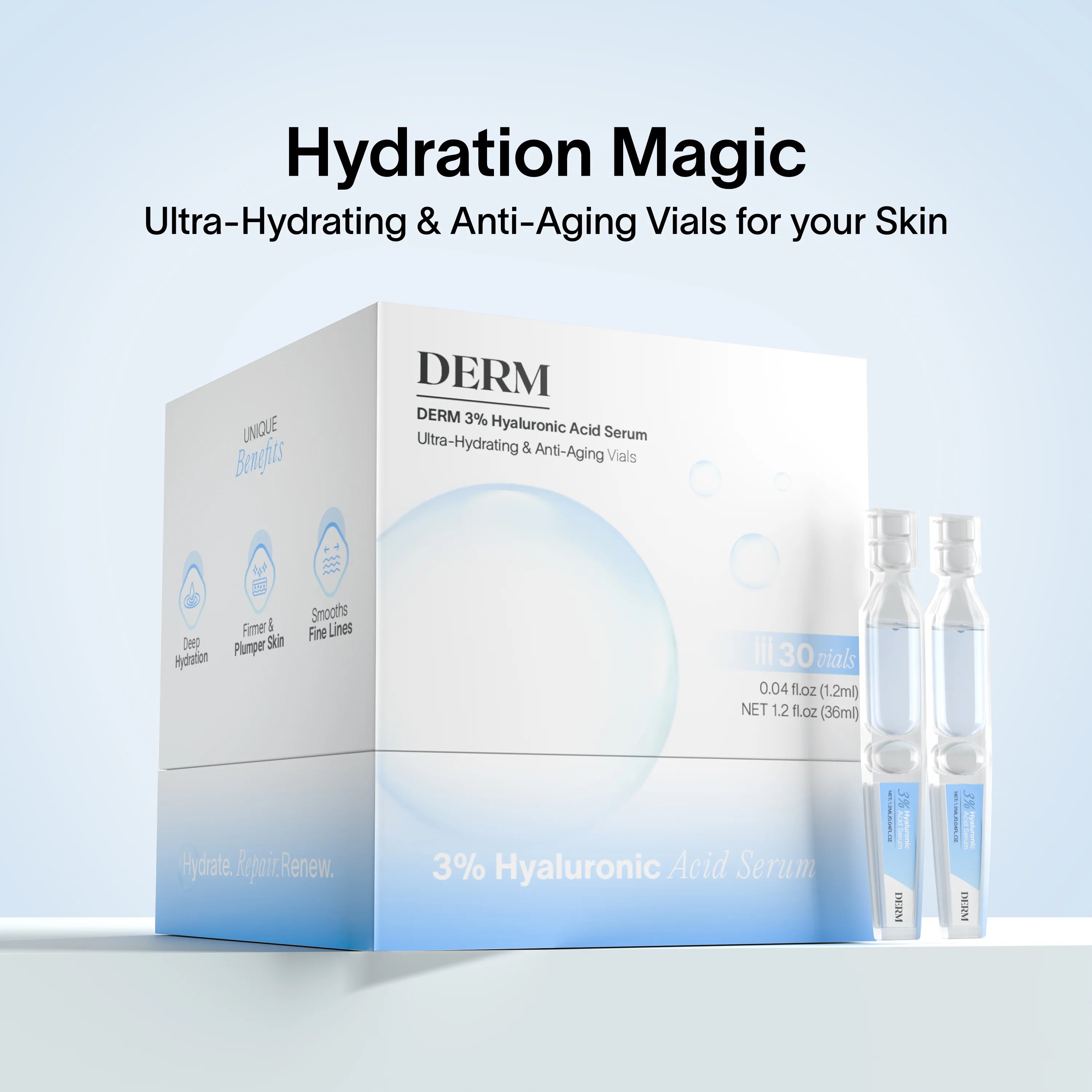 Derm 3% Hyaluronic Acid Serum