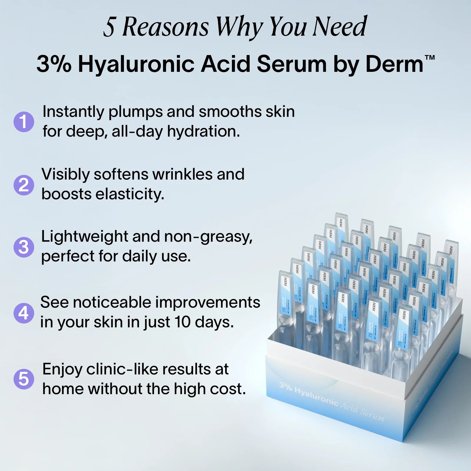 Derm 3% Hyaluronic Acid Serum